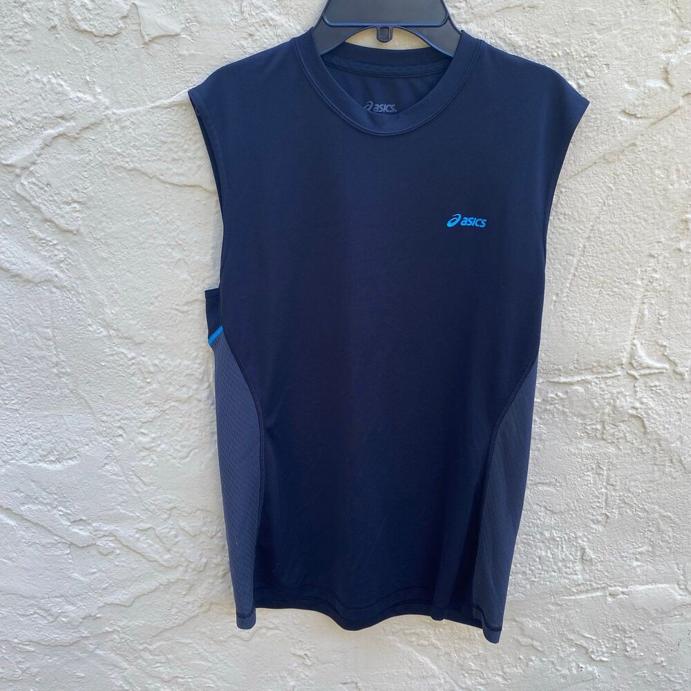 ASICS men’s sleeveless activewear shirt